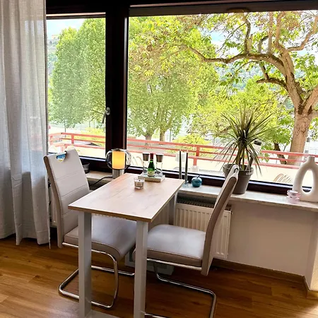 Uferglanz - Balcony, View, Sparkling Wine, Snacks Apartment Koblenz (Rhineland-Palatinate)